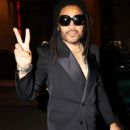 Kravitz sported an all-black ensemble to Beyoncé's Paris concert and afterparty