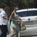 Draya Michele – In a dress arriving at a private party in Tulum beach - 454 x 611