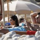 Elettra Lamborghini – In a black swimsuit in Ibiza - 454 x 294