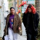 Addison Rae – Christmas shopping candids at Wolford Boutique in Beverly Hills