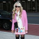 Dina Lohan – Arrives at the Dujour Cover Party in New York - 454 x 681