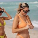 Victoria Larson – With Lisa Opie and Erica Porras in a bikinis on Miami Beach - 454 x 681