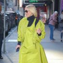 Kristen Bell – Wears bold neon green outfit while out in New York