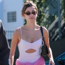 Hailey Bieber – Seen at Forma Pilates in West Hollywood