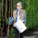 Monet Mazur  in West Hollywood to Kings Road Newsstand