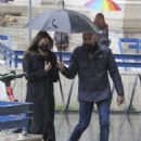 Angelina Jolie – Spotted in Rome under heavy rain