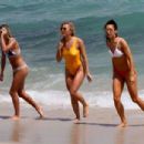 Danielle Peazer in Bikini on the beach in Miami - 454 x 303
