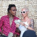 Amber Rose and Wiz Khalifa at Ace Of Diamonds in West Hollywood, California - June 6, 2016