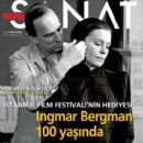 Ingmar Bergman, Ingrid Thulin - Milliyet Sanat Magazine Cover [Turkey] (April 2018)