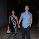 Roselyn Sanchez – With hubby Eric Winter seen at Catch Steak in West Hollywood - 454 x 649