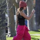 Addison Rae – Seen after Pilates session in Los Angeles