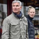 David Coulthard, 52, looks cosy with his model girlfriend Sigrid Silversand, 27, as they enjoy romantic stroll... after collapse of his marriage to Belgian TV presenter Karen Minier, 48 - 454 x 601