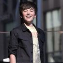 Greyson Chance was on Fox and Friends this morning, August 12, in New York City - 409 x 600