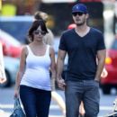 Jennifer Love Hewitt steps out for a casual stroll with her fiance Brian Hallisay in New York City - 396 x 594