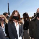 Carla Bruni – Attends the demonstration in support of the family of Sarah Halimi in Paris