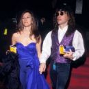 Jon Bon Jovi and Dorothea Hurley Attend the 18th Annual American Music Awards on January 28, 1991 - 454 x 567