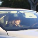 Jennifer Lopez – Riding her Bentley for the first time in Los Angeles