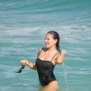 Thylane Blondeau – In a bikini at Miami Beach