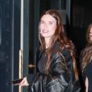 Bianca Balti – In a black leather jacket at Hotel Costes during Paris Fashion Week - 454 x 681