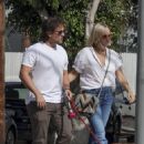 Malin Akerman – With Jack Donnelly take their dog for a walk in Los Angeles