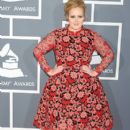 Adele - The 55th Annual Grammy Awards - Arrivals (2013)