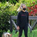 Teresa Palmer &#8211; Out for a walk with her dog in Los Angeles