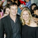 Emma Hewitt and Jason Isaacs