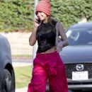 Addison Rae – Seen after Pilates session in Los Angeles