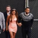 Chrissy Teigen – Seen at Jimmy Kimmel Live in Hollywood
