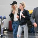 Kristen Stewart – With Dylan Meyer at JFK Airport in New York - 454 x 681