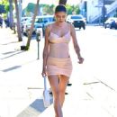 Nicole Williams – Seen in a mini dress as she arrives at FWRDin Los Angeles - 454 x 568