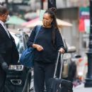 Amber Stevens West – Seen carrying her luggage while out in New York - 454 x 636
