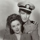 John Wayne and Susan Hayward