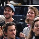 Constance Jablonski – With Matthias Dandois attend N.Djokovic’s tennis match in Paris - 454 x 330