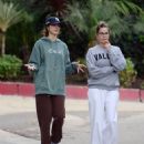 Teri Hatcher – On a walk with her daughter Emerson Tenney in Los Angeles - 454 x 569