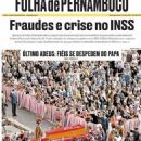 Pope Francis - Folha de Pernambuco Magazine Cover [Brazil] (24 April 2025)