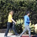 Emily V. Gordon – With Kumail Nanjiani seen by a COVID-19 testing site in Los Angeles - 454 x 523