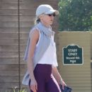 Kimberly Stewart – Seen with a friend among the serene paths of TreePeople Park in Beverly Hills