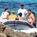 Shirtless Ronaldo Nazário, 45, packs on the PDA with his bikini-clad girlfriend Celina Locks, 32, aboard lavish yacht during romantic Formentera getaway - 454 x 321