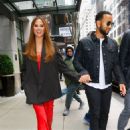 Chrissy Teigen – With John Legend out in New York - 454 x 681