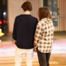 Taylor Hill walk with her boyfriend in West Hollywood