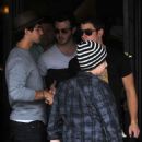 The Jonas Brothers get together for lunch at Kings Road Cafe in West Hollywood on September 5, 2012 - 454 x 663