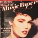 Alannah Myles - The Music Paper Magazine Cover [Canada] (April 1990)