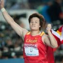 Chinese female discus throwers
