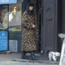 Daisy Lowe – Strolling with her dog in London’s Primrose Hill - 454 x 418