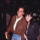 Chris Foufas and Shannen Doherty, January 17th 1992, Golden Globe Awards rehearshals - 454 x 666