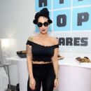 Amber Rose Taping Hip Hop Squares Remix in Los Angeles, California - April 12, 2012 - 350 x 594