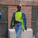 Lupita Nyong’o – Steps out for a stroll with a friend in New York - 454 x 681