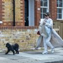 Nadia Essex – Seen carrying the dogs bed in hand in London - 454 x 388