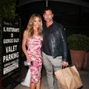 Denise Richards and Aaron Phypers  Leaves Giorgio Baldi in Santa Monica - 454 x 608